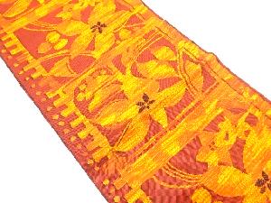 花模様　名古屋帯